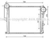 AVA QUALITY COOLING RE4098 Intercooler, charger